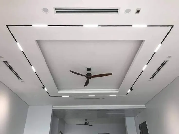 Trần thạch cao là loại trần truyền thống sử dụng tấm gypsum (Nguồn: Internet)