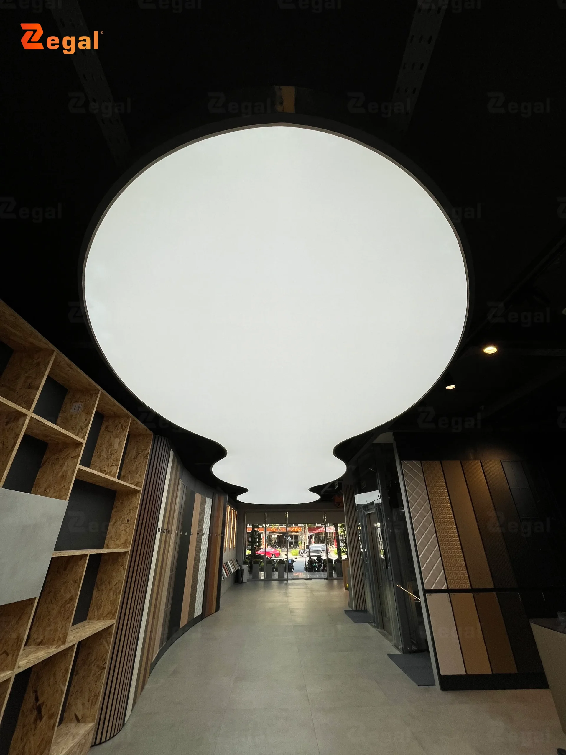 Trần xuyên sáng Barrisol mang đến vẻ đẹp hiện đại, liền mạch, không khe nối