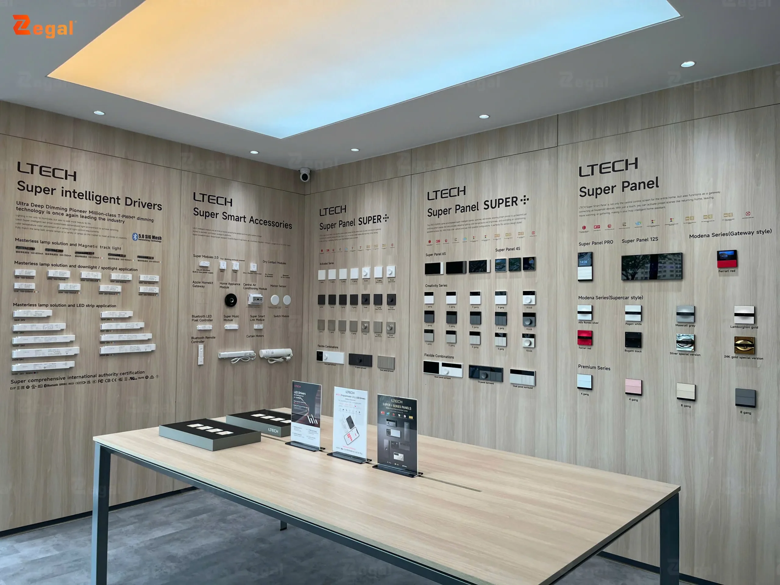 Ứng dụng của trần xuyên sáng trong thực tế tại khu vực showroom