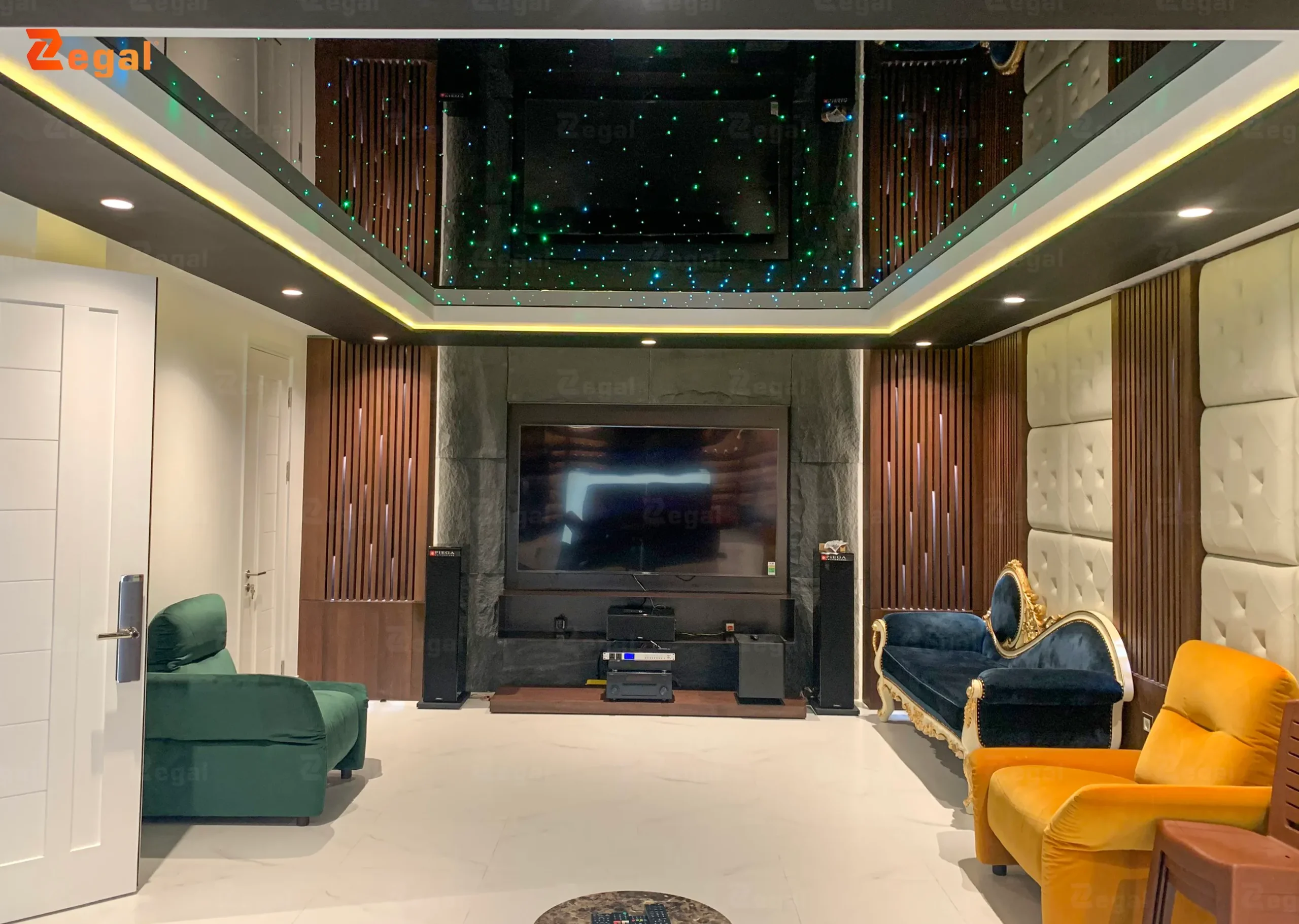 Trần sao (star ceiling) là xu hướng trần nhà mô phỏng bầu trời sao