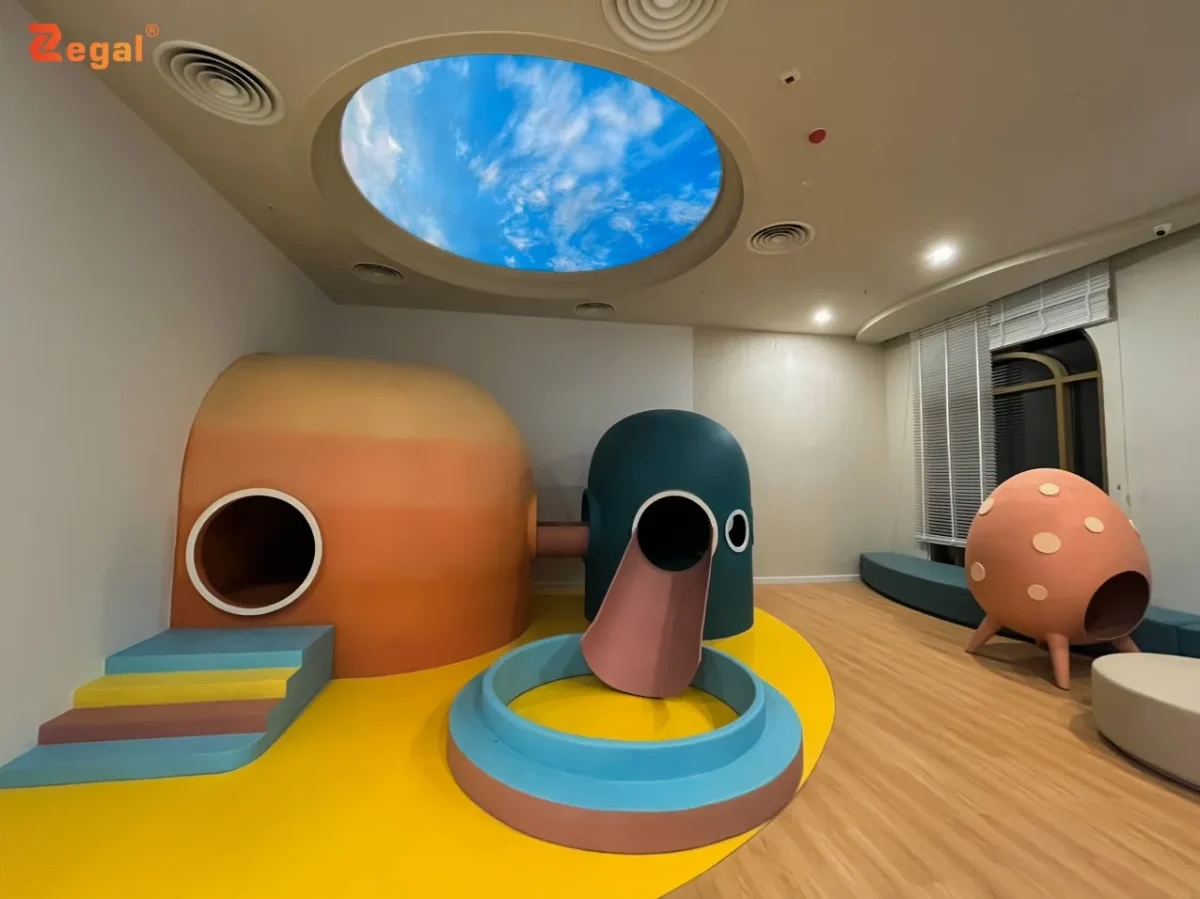 Ánh sáng rực rỡ, vui tươi với các hình ảnh in 3D sống động như bầu trời