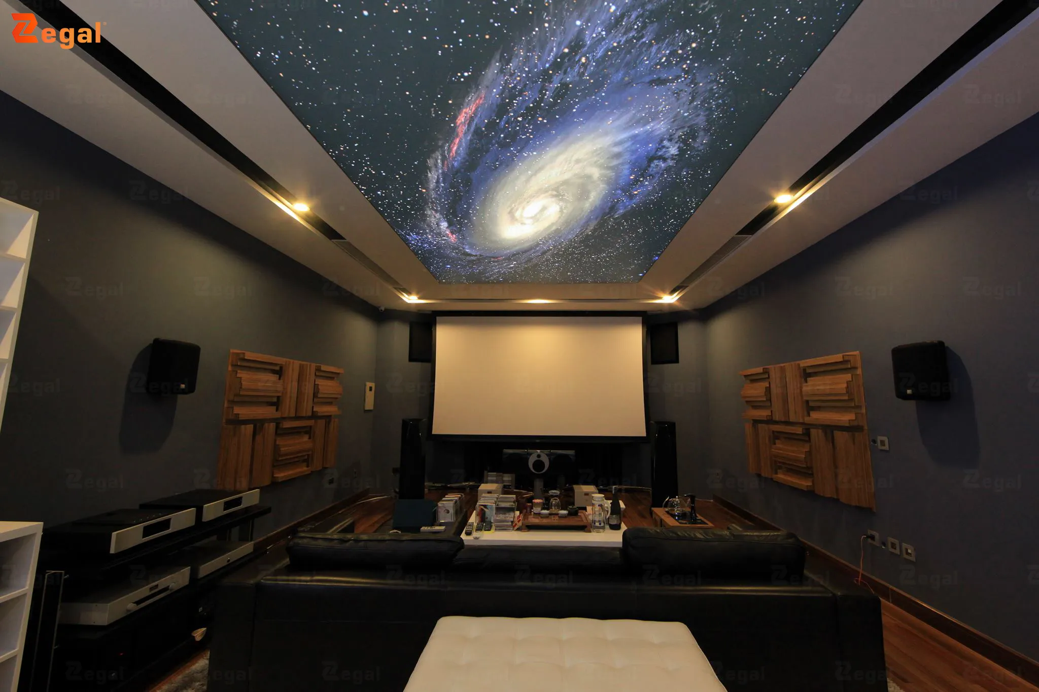 Trần in mang lại cảm giác thư giãn, thoáng đãng