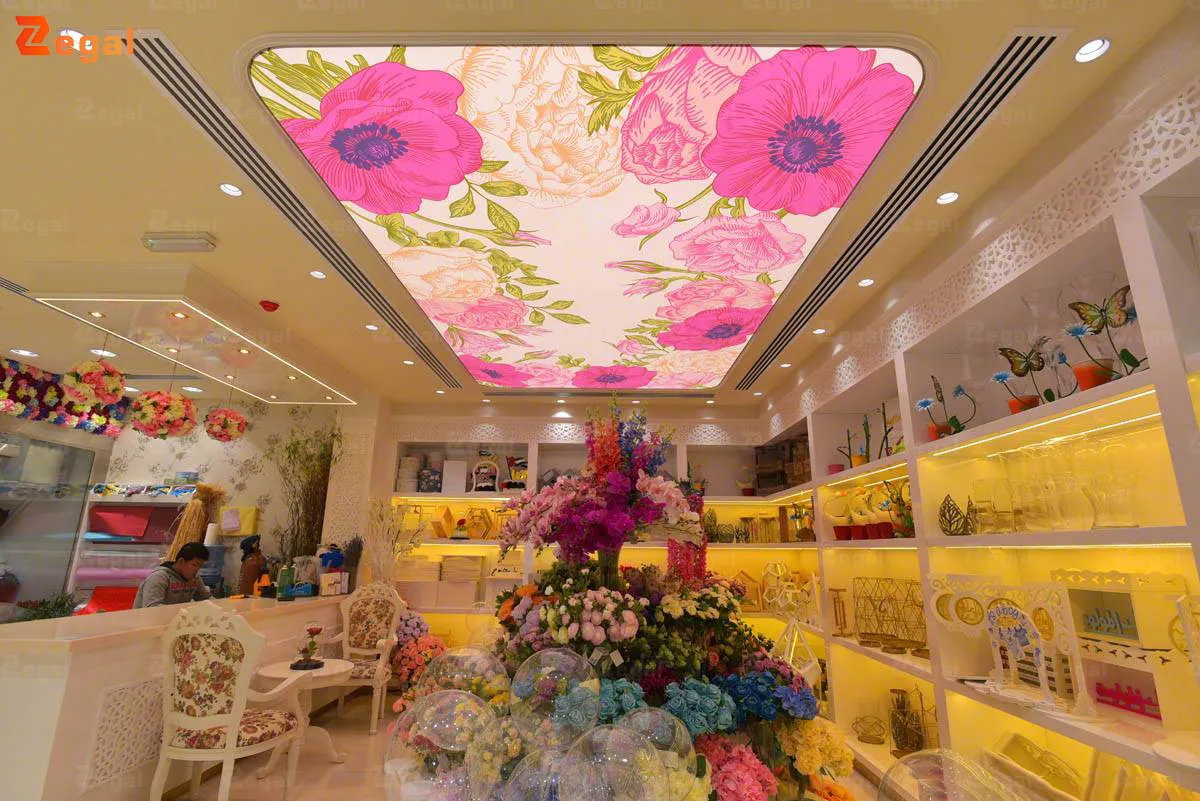 Dự án trần in tại showroom, thương mại