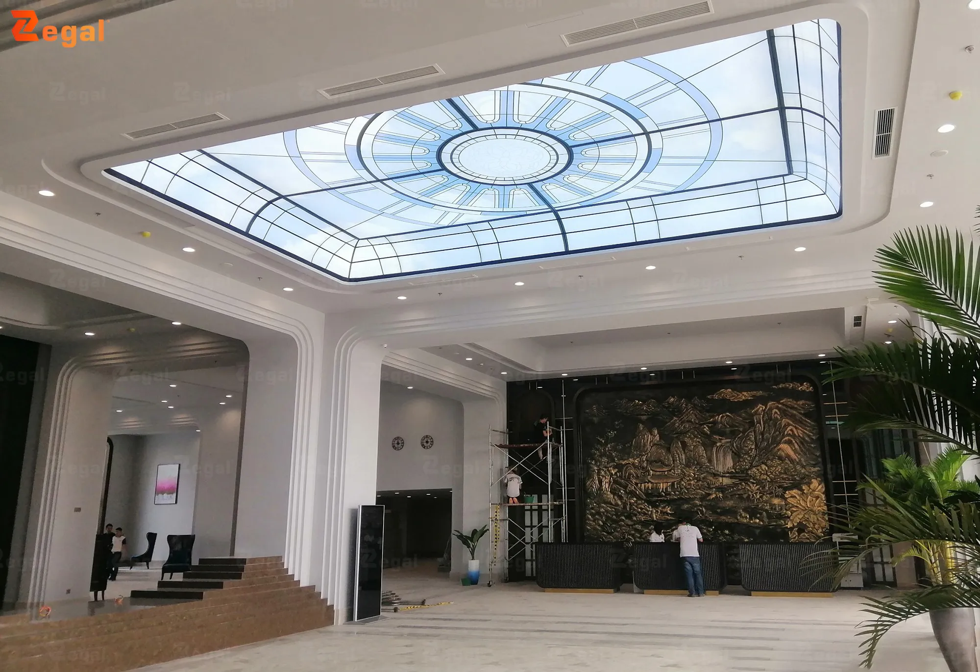 Không gian thư giãn luôn cần ánh sáng dịu và hình ảnh tự nhiên