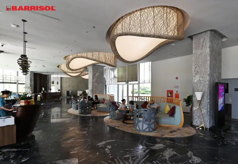 Hộp đèn thường được sử dụng như một mảng trần độc lập