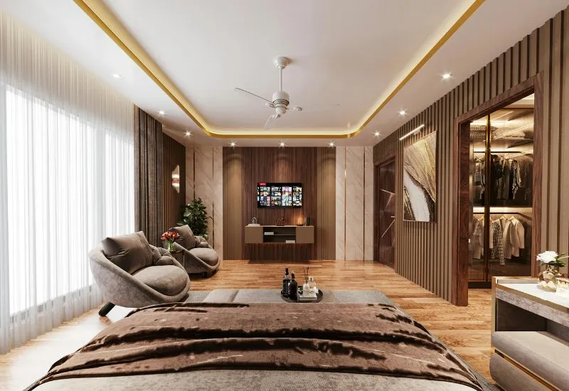 Nội thất nên có hình khối rõ ràng, chất liệu tốt và màu sắc hài hòa (Nguồn: Internet)