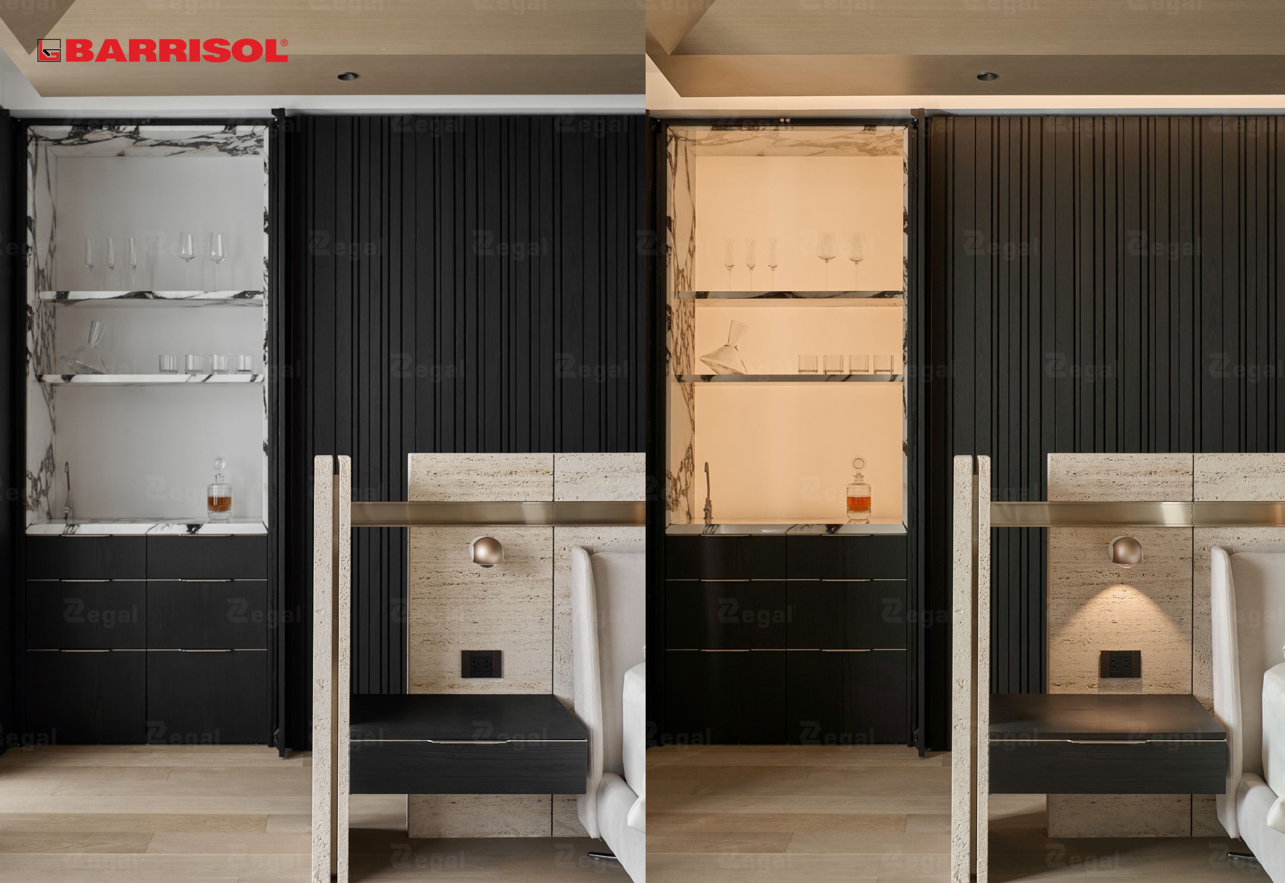 Vách xuyên sáng có thể linh hoạt trong nhiều cách ứng dụng