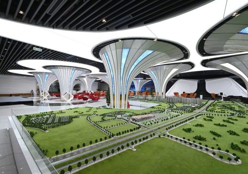 Trần xuyên sáng 3D phong cách thiết kế tương lai