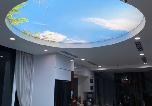 Giải pháp trần xuyên sáng Zegal trong không gian nhà phố nghỉ dưỡng