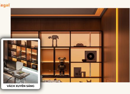 Ánh sáng và vật liệu kết hợp tạo nên những không gian giàu cảm xúc và tính nghệ thuật.
