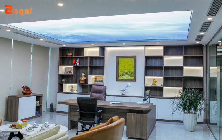 Trần in là giải pháp kết hợp giữa nghệ thuật, ánh sáng và công nghệ để tạo nên không gian đầy cảm xúc.