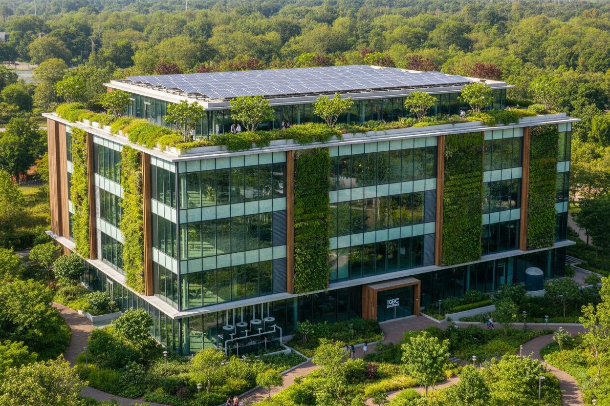 Kiến trúc Net Zero hướng đến công trình tiết kiệm năng lượng và giảm phát thải carbon trong quá trình vận hành (nguồn Internet).